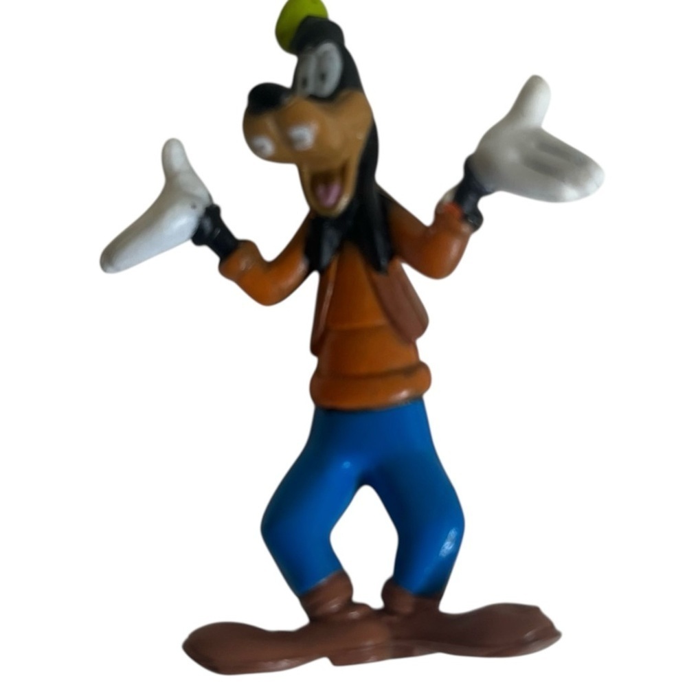 Disney Colorful Character Figurine Set of four Pluto Goofy Donald Minney - Picture 3 of 6